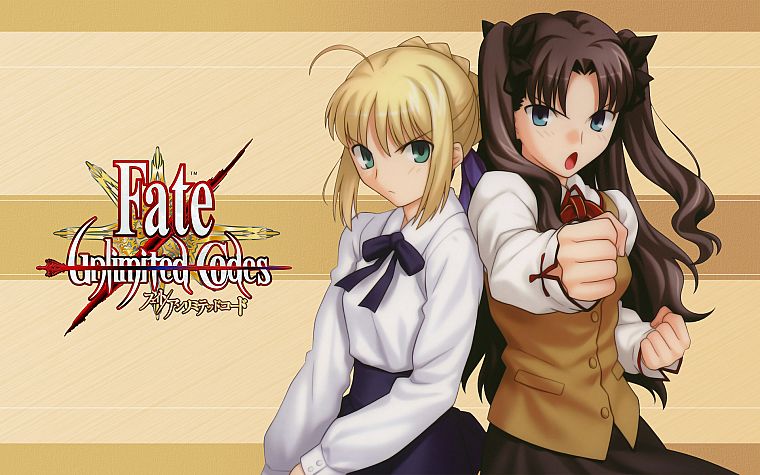 Fate/Stay Night (Судьба), Тосака Рин, Type-Moon, Сабля, Fate series (Судьба) - обои на рабочий стол