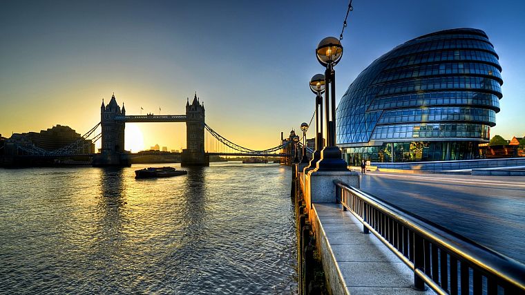 архитектура, Лондон, Тауэрский мост - обои на рабочий стол
