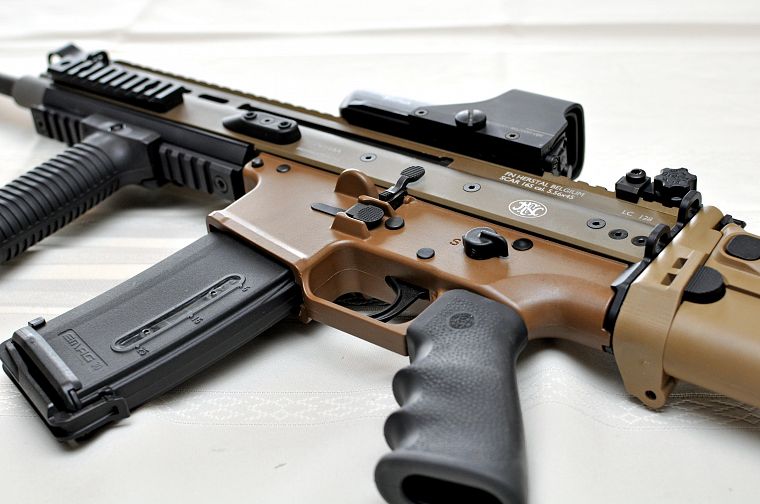 винтовки, пистолеты, оружие, EOTech, 5, 56x45mm, SCAR- L - обои на рабочий стол
