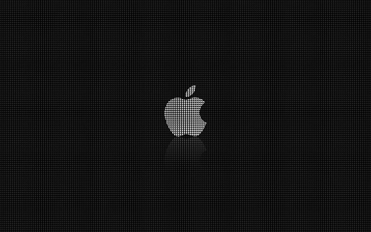 темнота, Эппл (Apple), макинтош, Dark Sector, логотипы - обои на рабочий стол