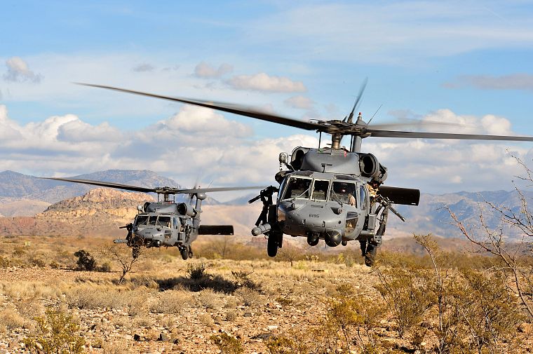 самолет, военный, вертолеты, Сикорский, транспортные средства, миниган, UH - 60 Black Hawk, Дверь стрелок - обои на рабочий стол