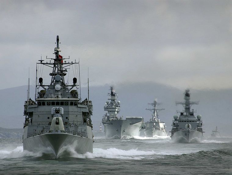 корабли, военно-морской флот, транспортные средства - обои на рабочий стол