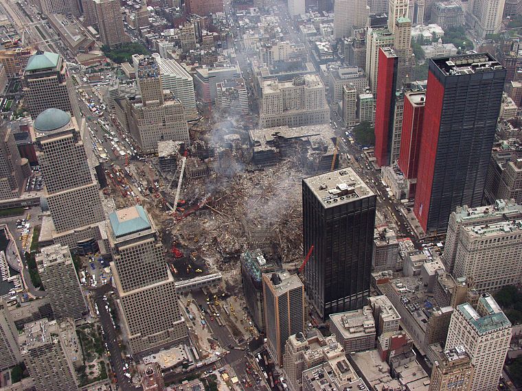 Всемирный торговый центр, 11 сентября - обои на рабочий стол