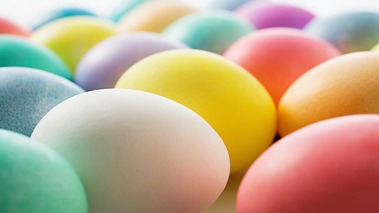яйца, многоцветный, пасхальные яйца - обои на рабочий стол