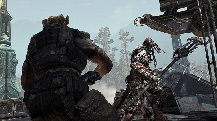 видеоигры, научная фантастика, Gears Of War 3, саранча - обои на рабочий стол