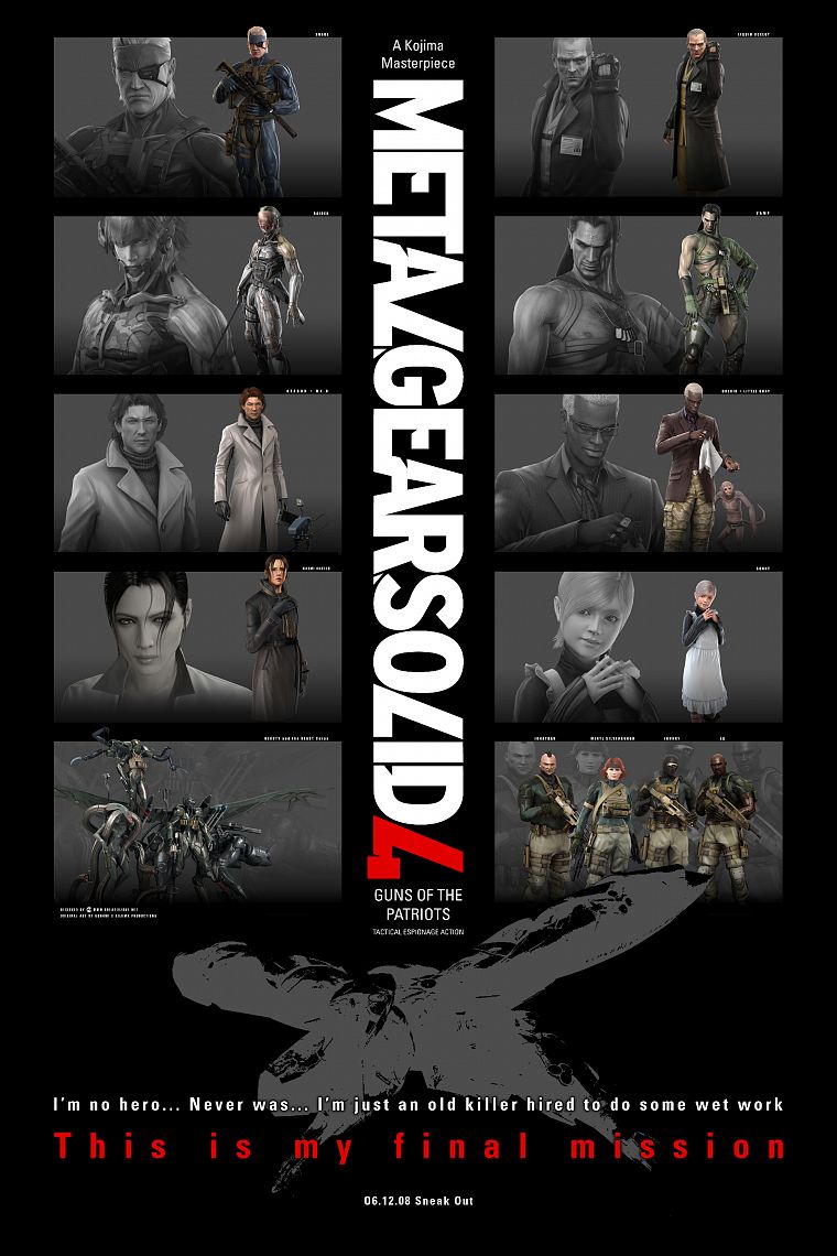 Metal Gear, видеоигры, Metal Gear Solid, Солид Снейк, старый змея, Raiden, Пушки патриотов, Мерил silverburgh, оцелот - обои на рабочий стол
