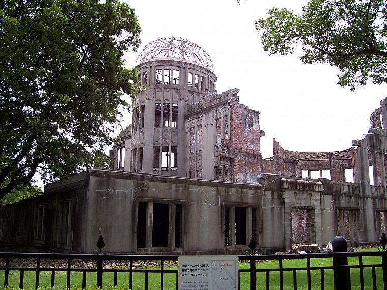 руины, архитектура, здания, Хиросима - обои на рабочий стол