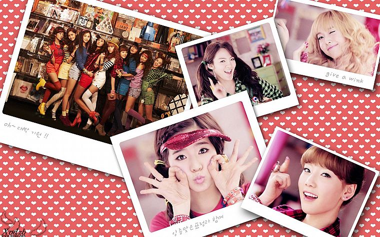 девушки, Girls Generation SNSD (Сонёсидэ) - обои на рабочий стол