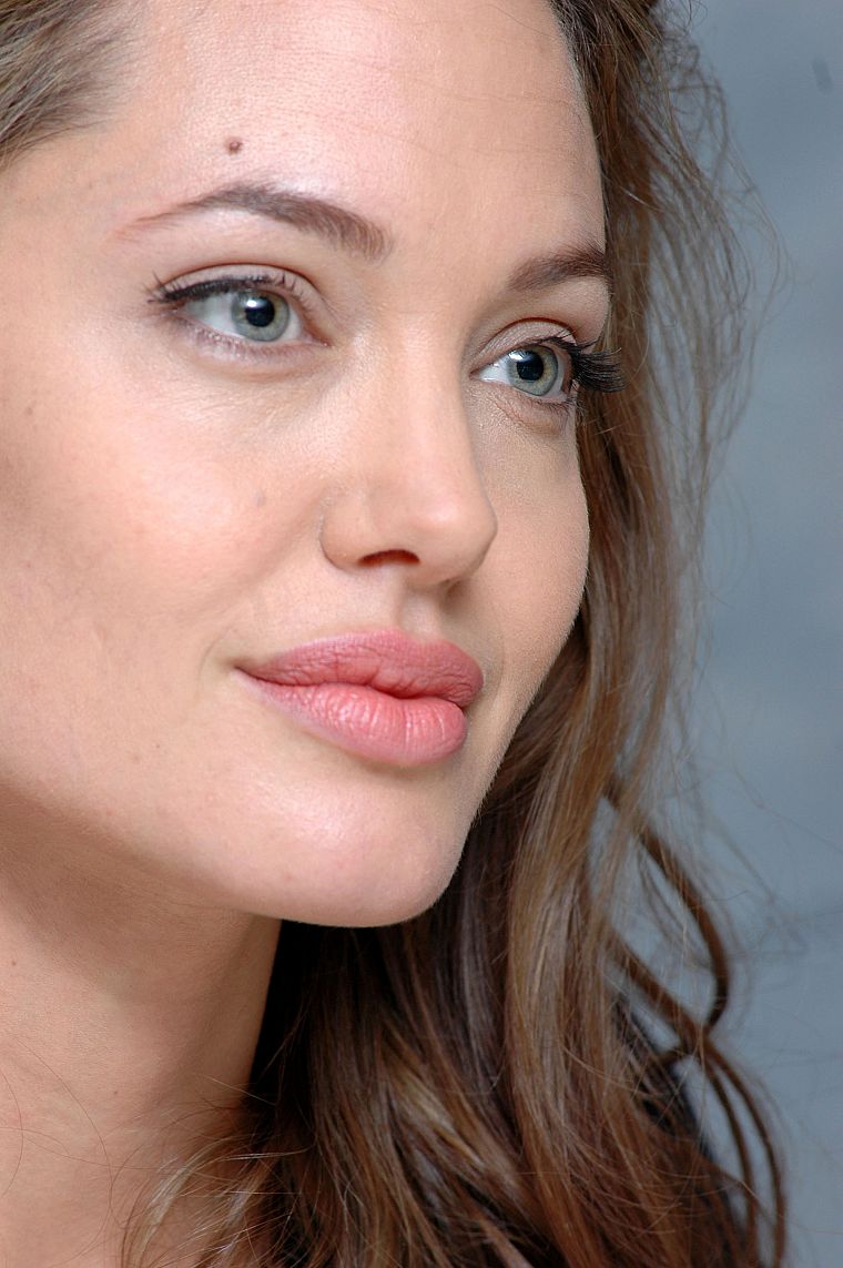 Анджелина Джоли, лица - обои на рабочий стол