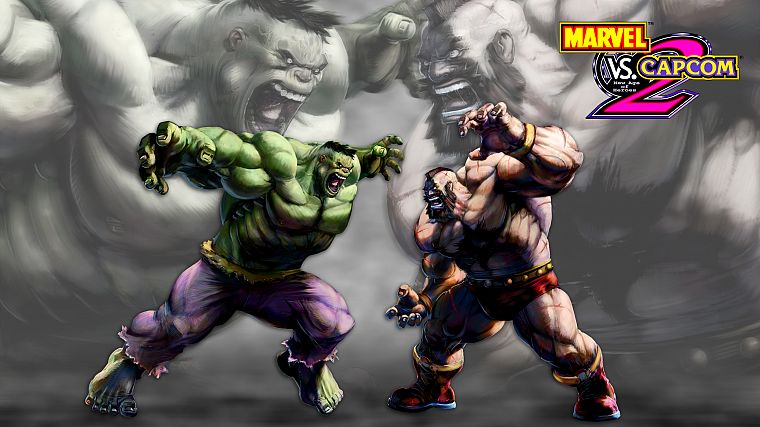 Халк ( комический персонаж ), видеоигры, Marvel против Capcom, Марвел комиксы - обои на рабочий стол