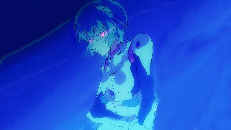 Ayanami Rei, Neon Genesis Evangelion (Евангелион), аниме девушки - обои на рабочий стол