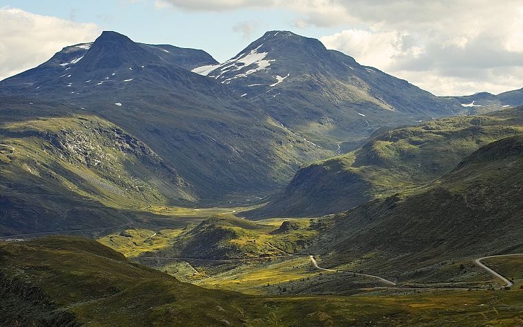 горы, пейзажи, природа, Норвегия - обои на рабочий стол