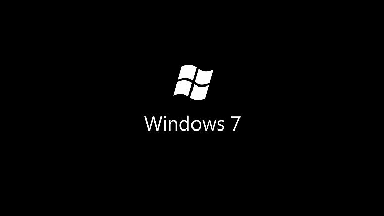 минималистичный, Windows 7, монохромный, логотипы - обои на рабочий стол