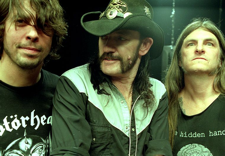 Motorhead, Foo Fighters, Дэйв Грол, Лемми Killmister - обои на рабочий стол