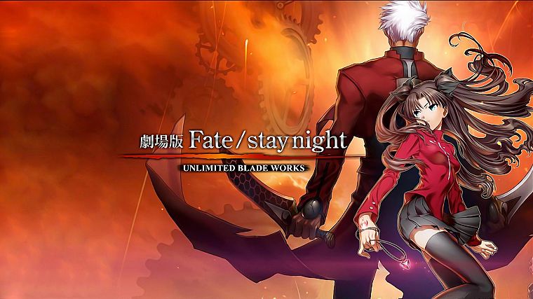 Fate/Stay Night (Судьба), Тосака Рин, Арчер ( Fate / Stay Night ), Fate series (Судьба) - обои на рабочий стол