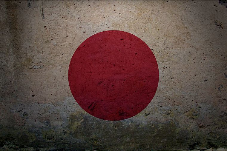Япония, японский, флаги - обои на рабочий стол