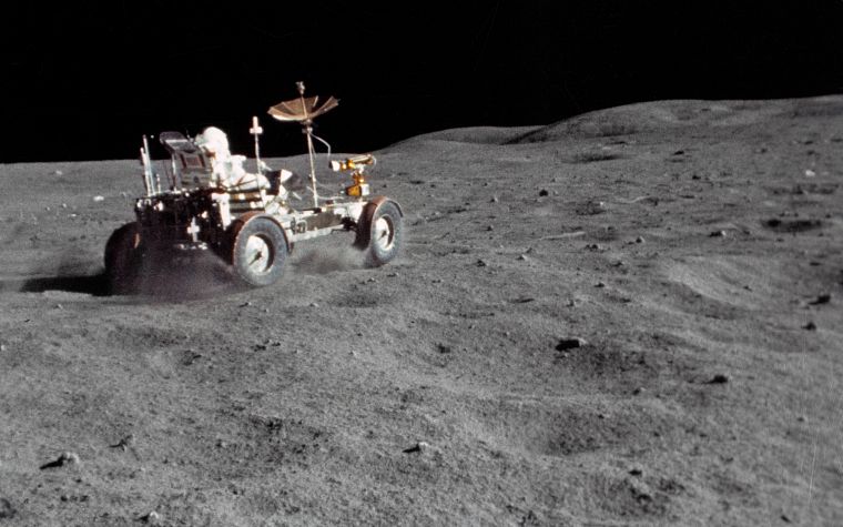 Луна, НАСА, астронавты, Apollo - обои на рабочий стол