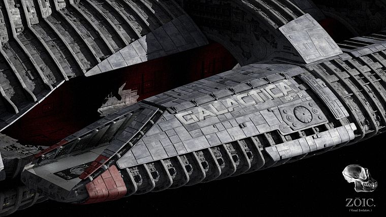 Звездный крейсер Галактика, космические корабли, полет Pod - обои на рабочий стол