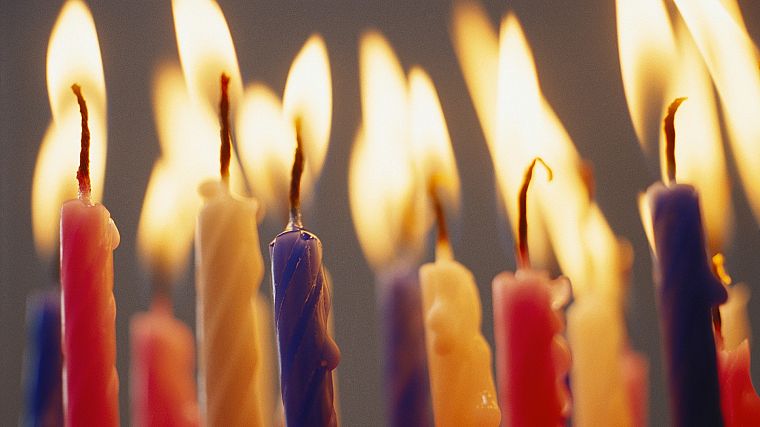 партия, Дни рождения, свечи - обои на рабочий стол