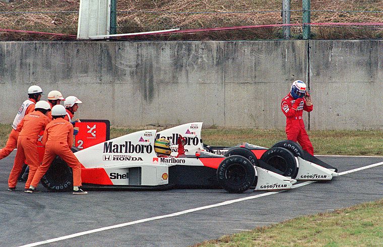 Dune 1984, Формула 1, Айртон Сенна, McLaren, Ален Прост, Suzuka Circuit, 1989 - обои на рабочий стол