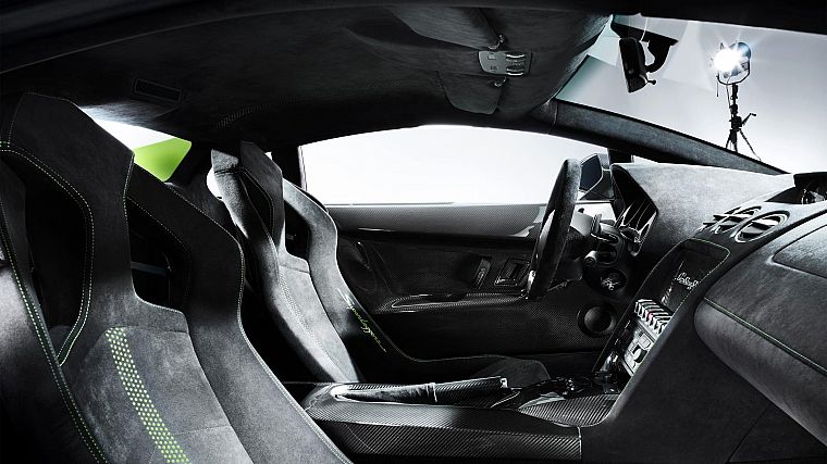 интерьеры автомобилей, Lamborghini Gallardo Superleggera LP570-4 - обои на рабочий стол