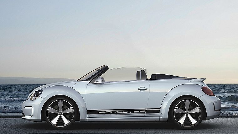 белый, автомобили, концепт-арт, Volkswagen Beetle - обои на рабочий стол