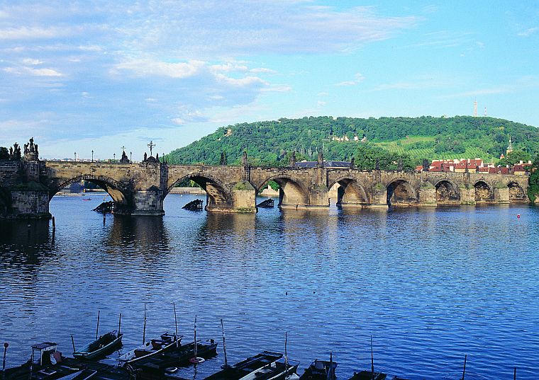 мосты, Прага, Чехия, реки - обои на рабочий стол