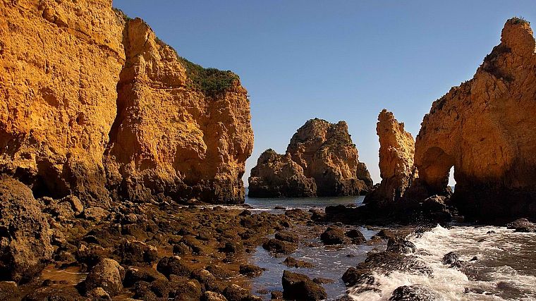 скалы, Португалия - обои на рабочий стол