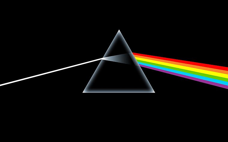 Pink Floyd, призма, The Dark Side Of The Moon - обои на рабочий стол