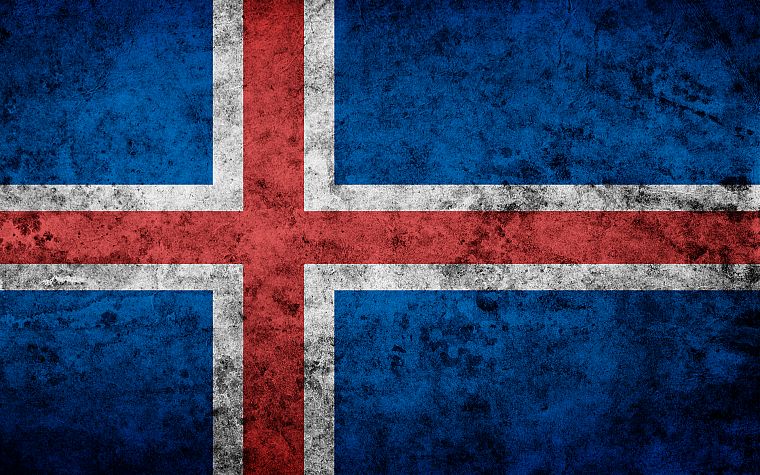 флаги, Исландия - обои на рабочий стол