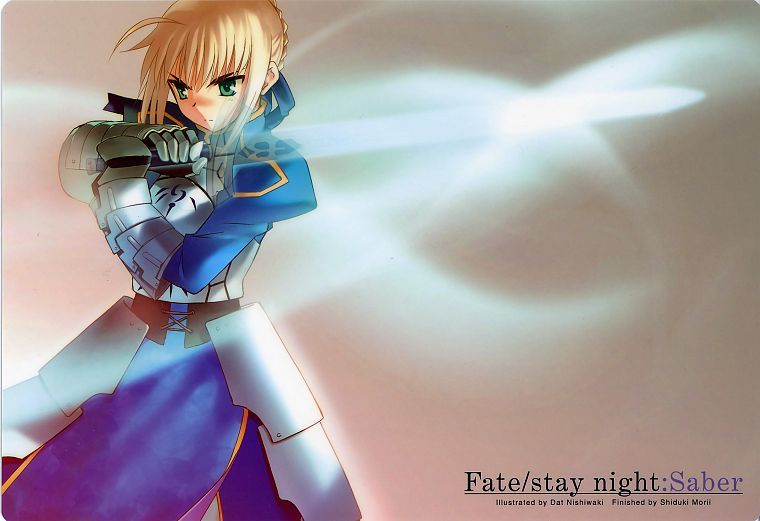Fate/Stay Night (Судьба), Сабля, Fate series (Судьба) - обои на рабочий стол