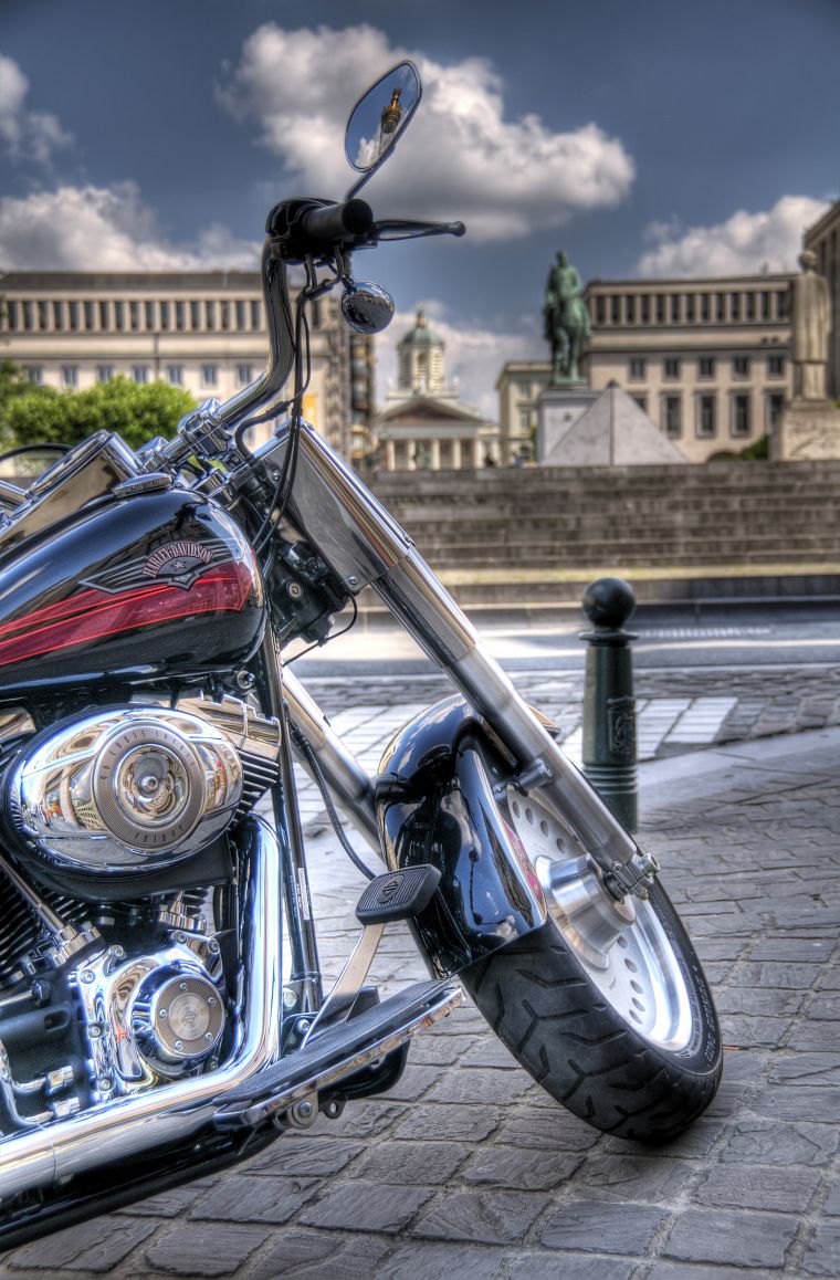 транспортные средства, HDR фотографии, мотоциклы, Harley Davidson - обои на рабочий стол