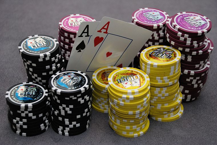 карты, покер, фишки для покера - обои на рабочий стол