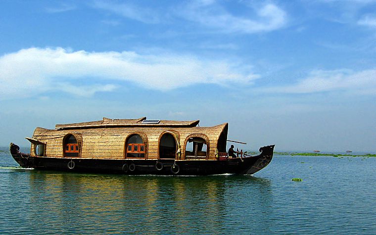 Индия, лодки, транспортные средства - обои на рабочий стол