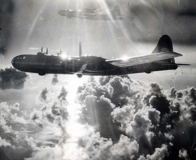 война, Вторая мировая война, B- 29 Superfortress, исторический, Enola Gay - обои на рабочий стол