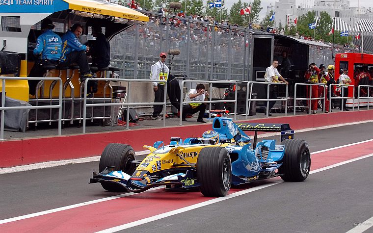 автомобили, Формула 1, Фернандо Алонсо, Renault - обои на рабочий стол