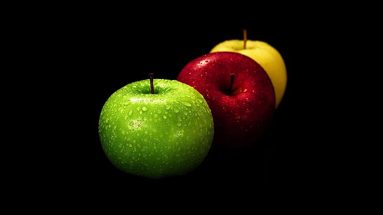 Эппл (Apple), фрукты - обои на рабочий стол