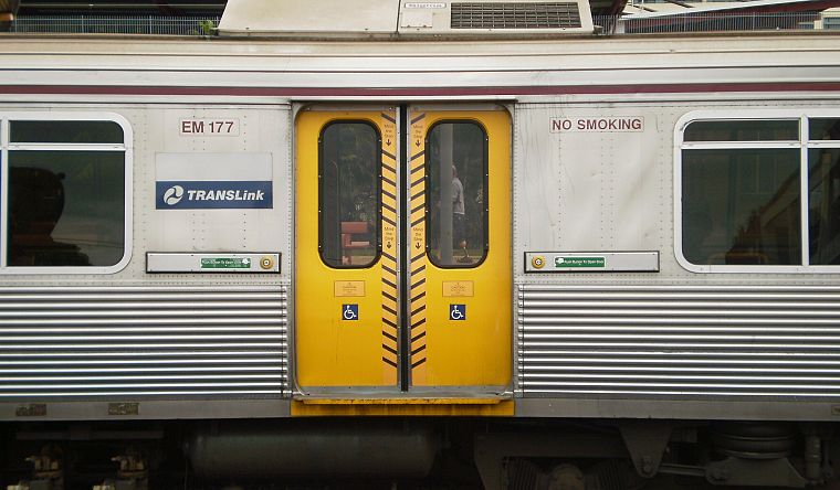 поезда, электрическая, общественного, транспорт, Queensland Rail, двери - обои на рабочий стол