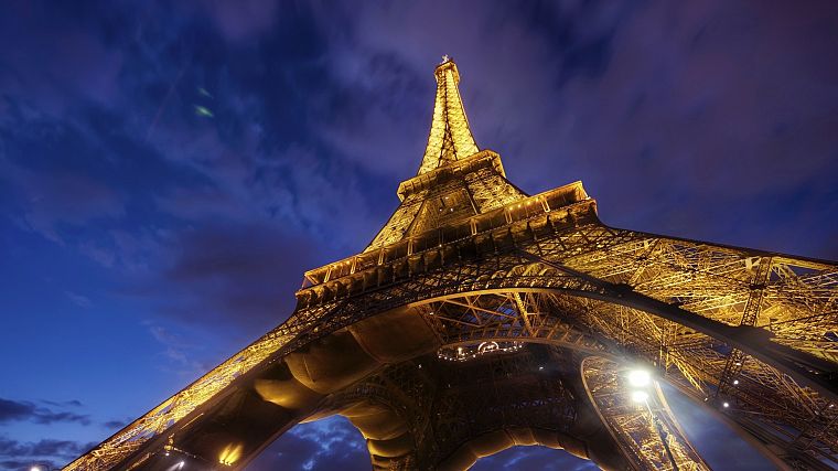 Эйфелева башня, Париж, города - обои на рабочий стол