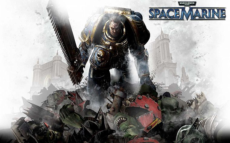 Warhammer, spacemarine - обои на рабочий стол
