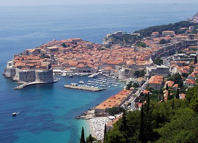 города, здания, Хорватия, Дубровник - оригинальные обои рабочего стола