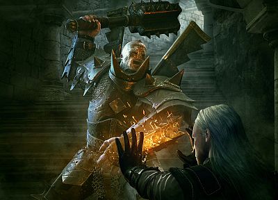 видеоигры, The Witcher 2 : Убийцы королей, мутант рыцарь - случайные обои для рабочего стола