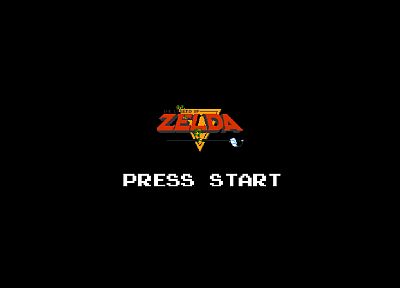 Zelda, пиксель-арт - копия обоев рабочего стола