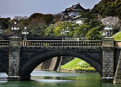 Япония, архитектура, мосты - случайные обои для рабочего стола