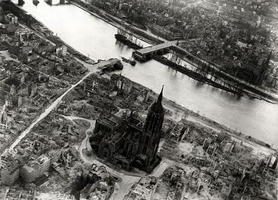 уничтожены, Вторая мировая война, Франкфурт - обои на рабочий стол