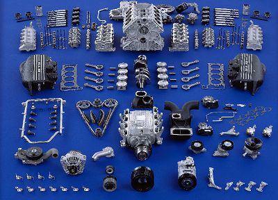 двигатели, наддувом, Мерседес Бенц, Mercedes - Benz SLR McLaren, алюминий - копия обоев рабочего стола