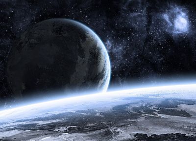 космическое пространство, планеты - оригинальные обои рабочего стола