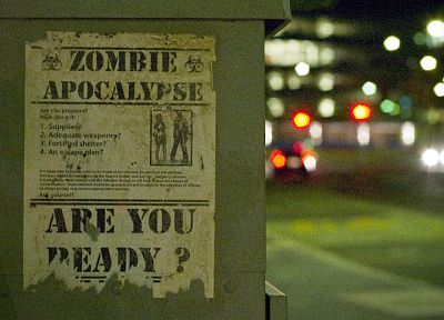 зомби, Апокалипсис, плакаты - обои на рабочий стол