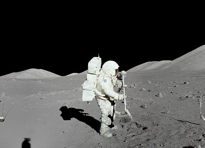 Луна, астронавты, Moon Landing - копия обоев рабочего стола