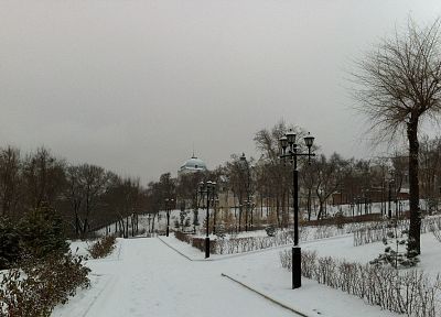 пейзажи, природа, зима, снег, парки - оригинальные обои рабочего стола
